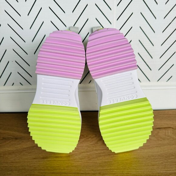 ⭐Converse Run Star Hike Platform 10.5 Womens Shoes Sneakers White Green A09836C⭐ - Picture 6 of 13